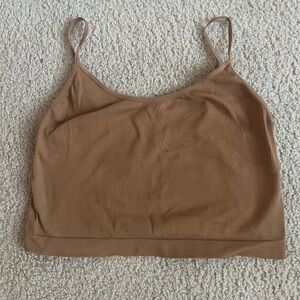 (1) Beige Crop Top